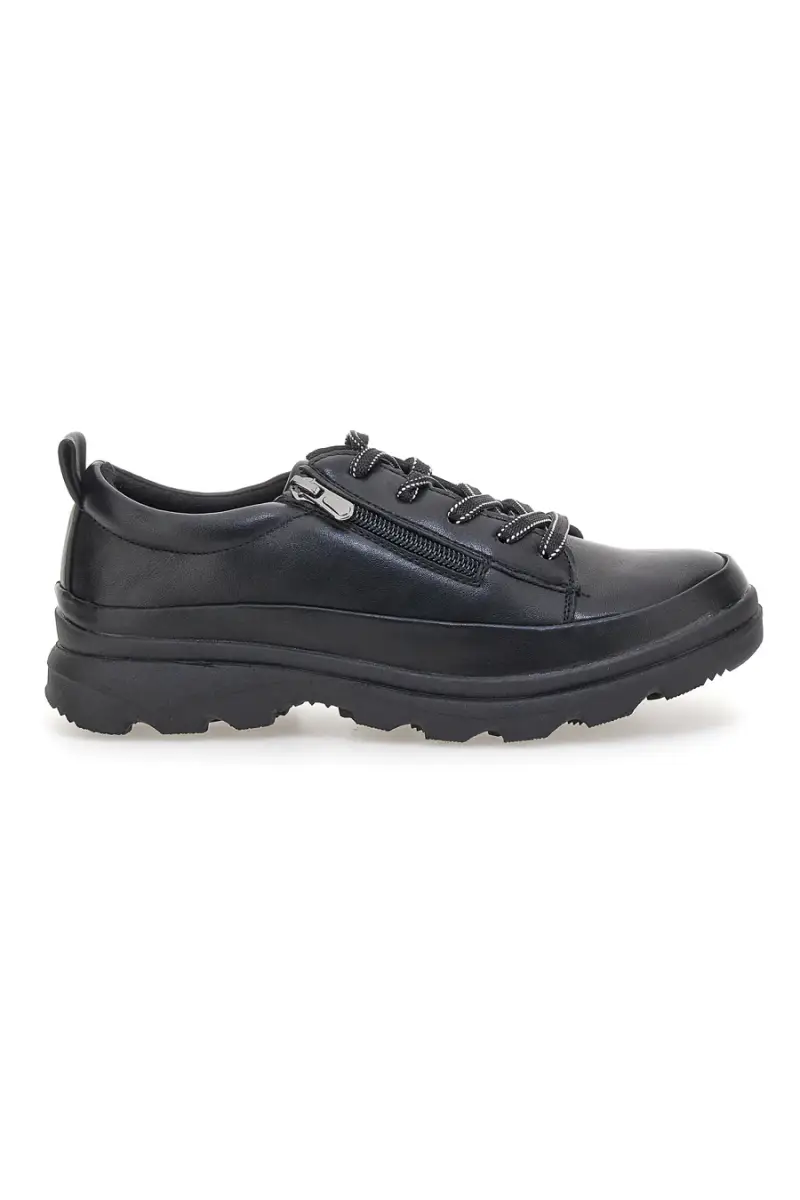 Scarpe sportive nere in materiale tecnico con zip Altemberg 9 [NERO]