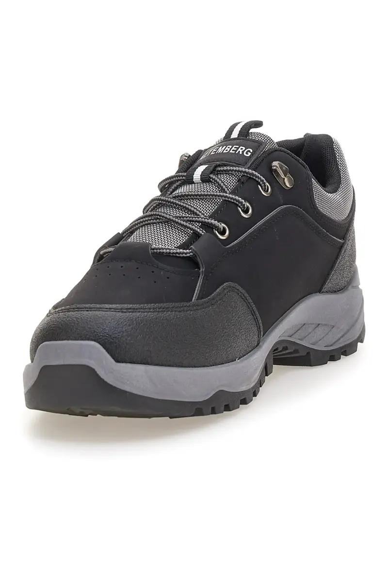 Scarpe trekking nere con suola carrarmato Altemberg GB2047 [NERO] miniatura 3