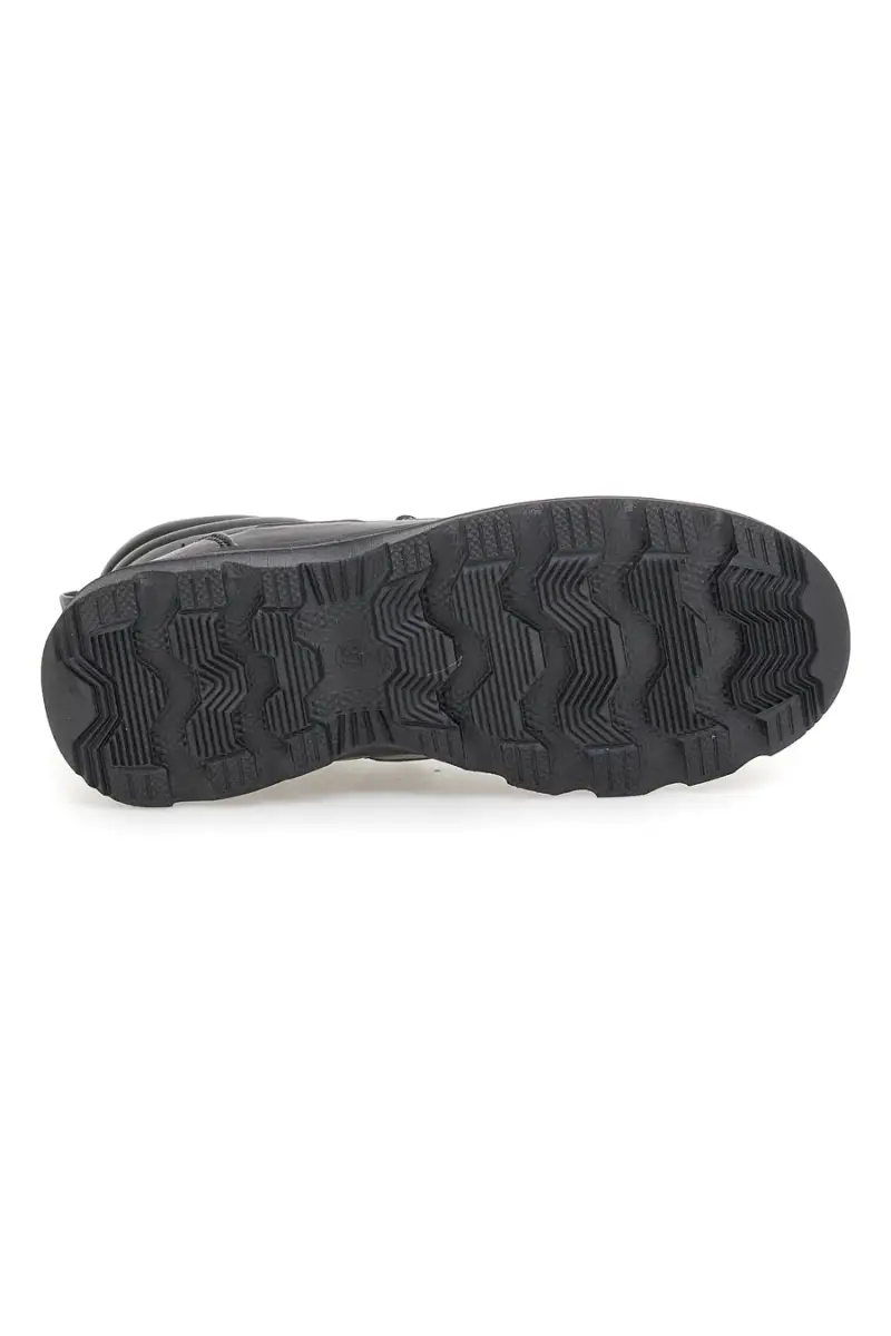 Scarponcini neri con zip laterale e suola carrarmato Altemberg 8 [NERO] miniatura 5