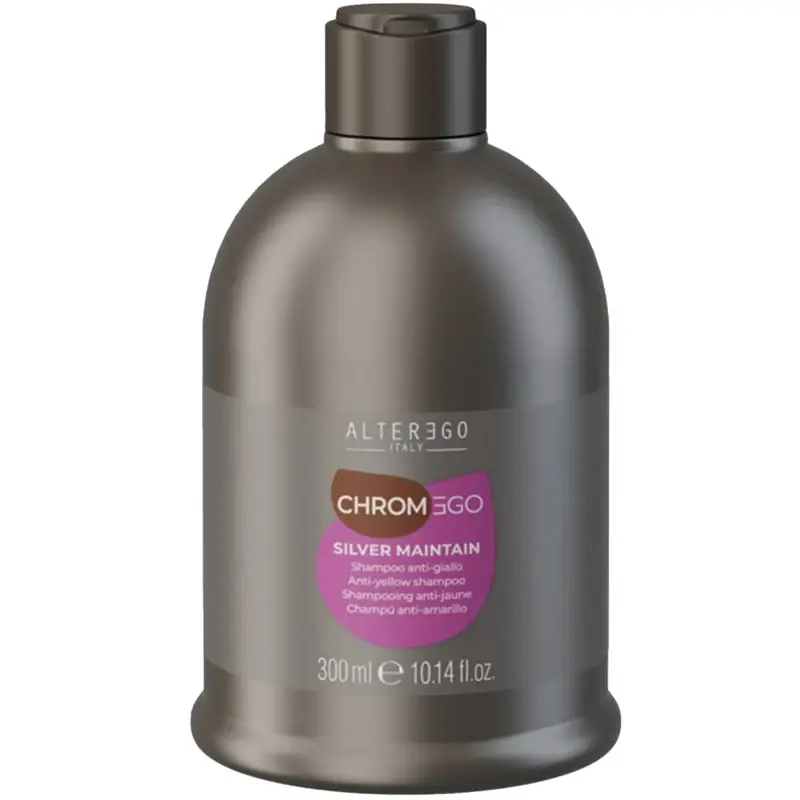 ChromEgo Silver Mantenere Shampoo capelli rinfrescante colore Biondo, 300 ml
