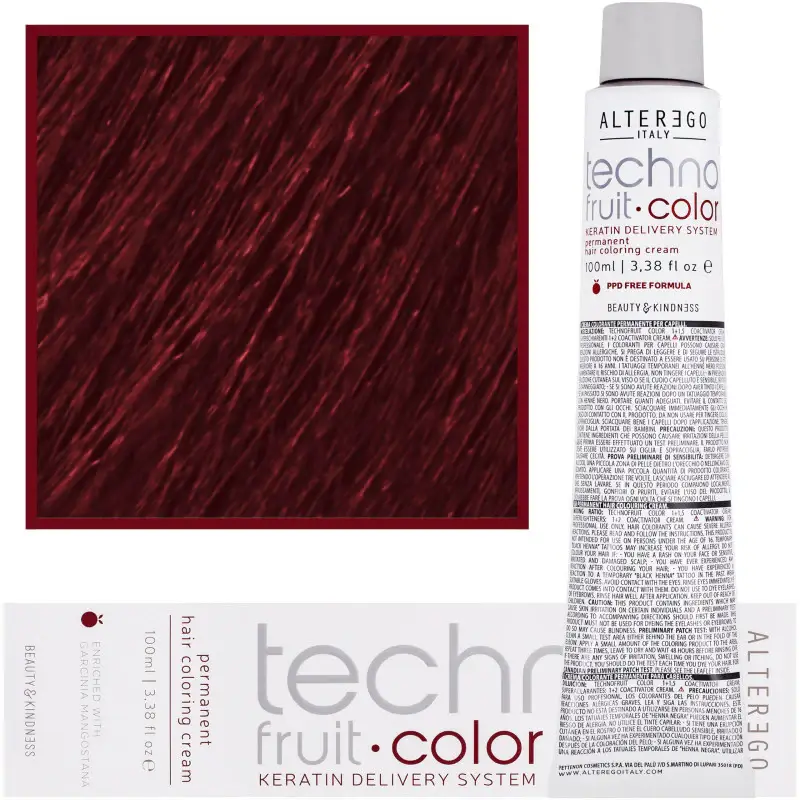 Tintura per capelli Alter Ego Technofruit Color 100ml 7/6
