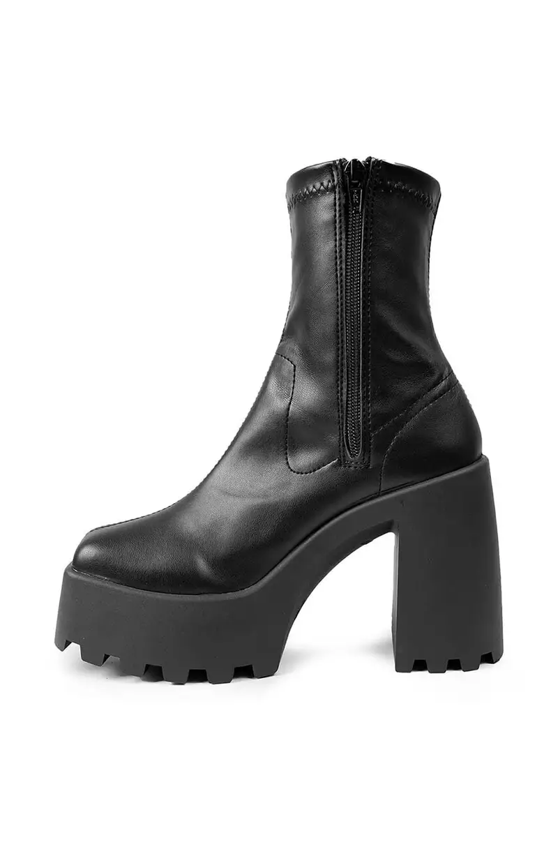 stivaletti alla caviglia Agnes Nero miniatura 3