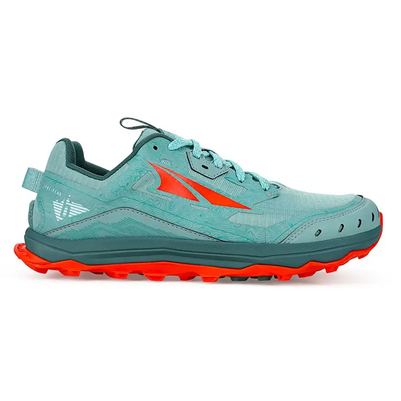 Lone Peak 6 Verde Rosso - Scarpe Trail Running Donna EUR 37 / US 6