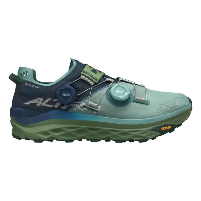 Mont Blanc Boa Blue Verde - Scarpe Trail Running Uomo EUR 42 / US 8,5