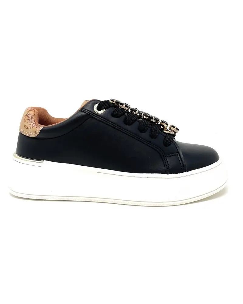 Alviero martini sneakers black geo con accessorio gioiello n 2270 0289 NERO