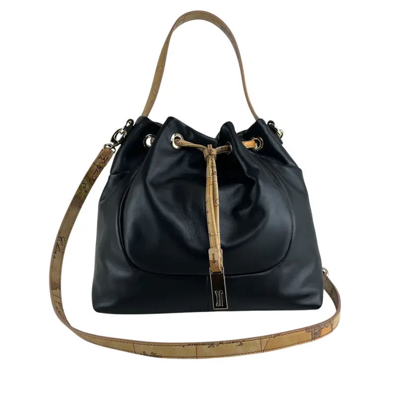 Talisman Leather Borsa a tracolla LE87 8631 001 Nero