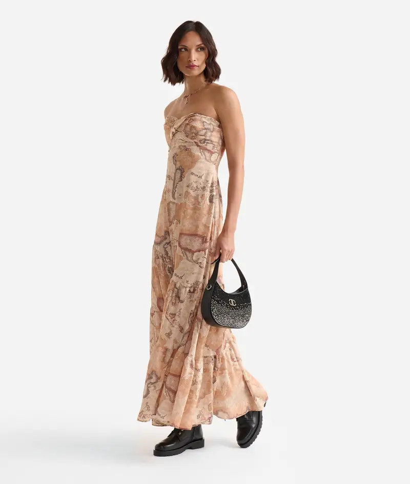 Abito da sera in twill Geo Classic