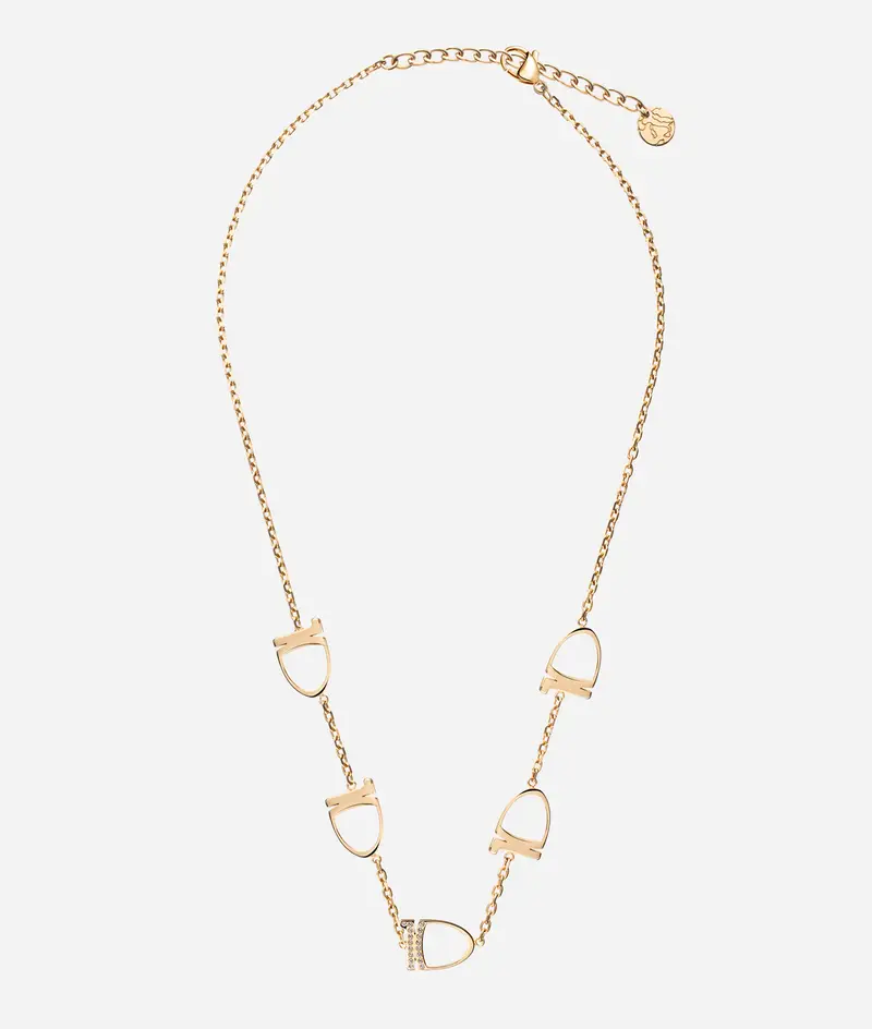 Ascot girocollo con loghi 1C Oro