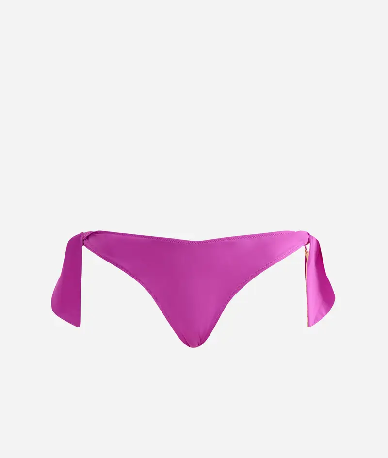 Basic Colors slip a V con fiocchi Viola Bougainville