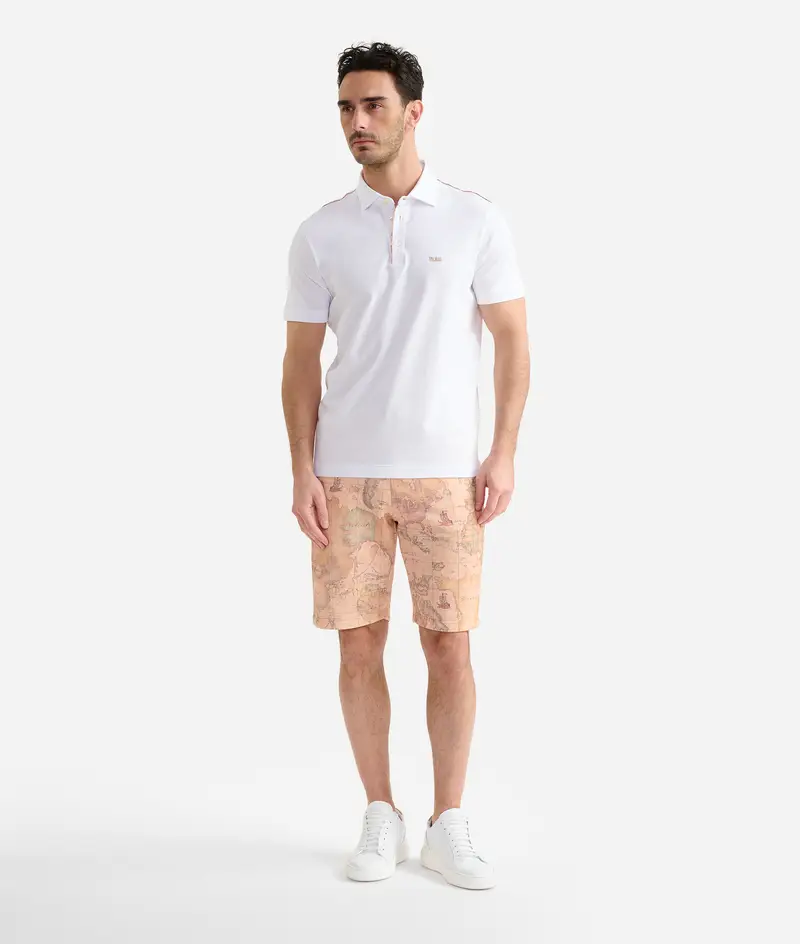 Bermuda in felpa stretch Geo Classic