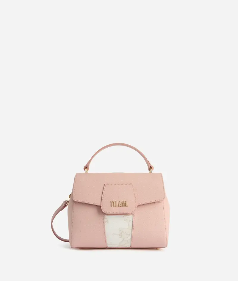 Bloom City borsa a mano con patta Rosa Cameo