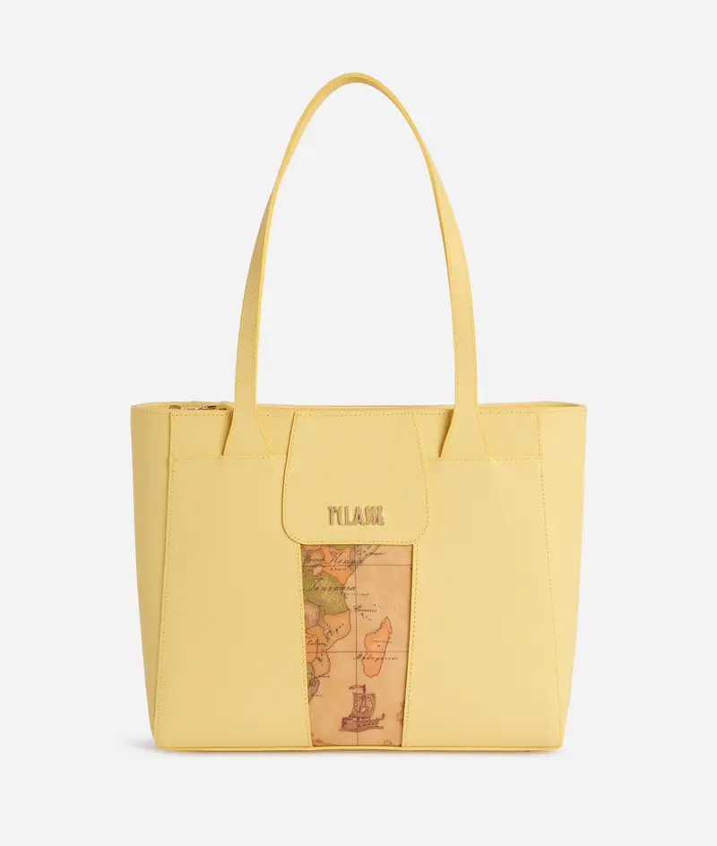Bloom City borsa shopping media Giallo Pastello