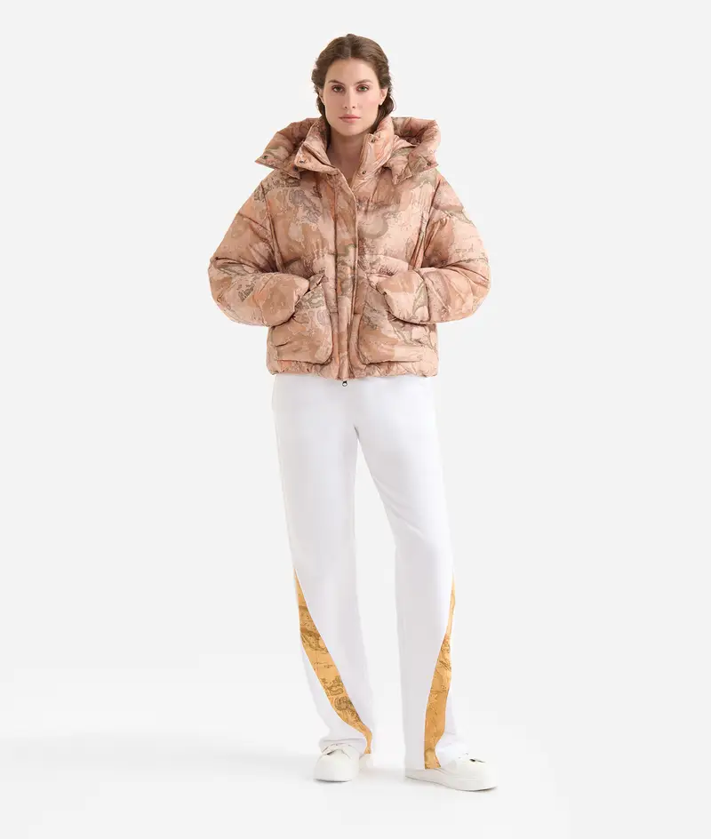 Bomber imbottito in nylon Geo Classic