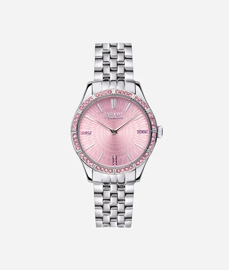 Cannes orologio in acciaio Rosa