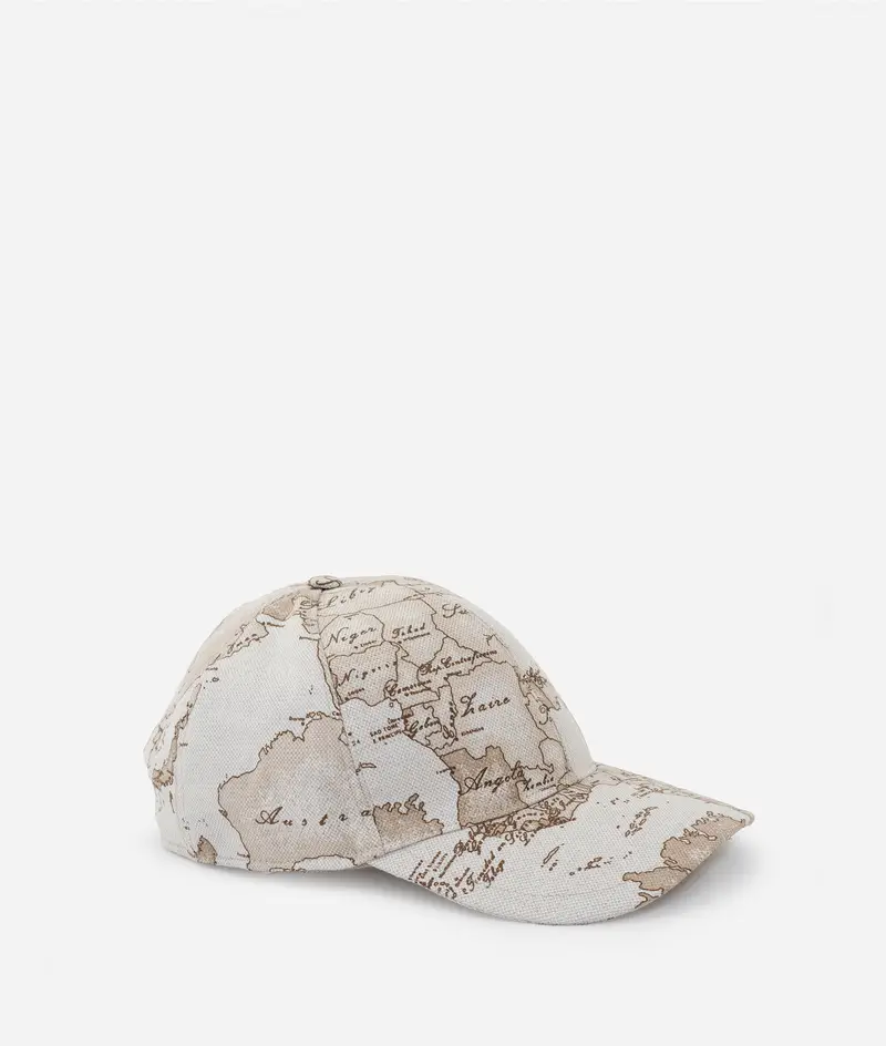 Cappellino da baseball in misto lino Geo Safari