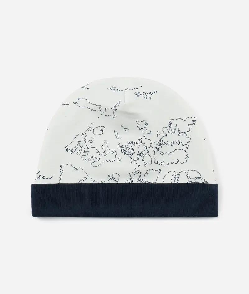 Cappellino in jersey Geo Filetto Latte