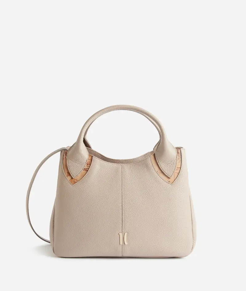 Castle Leather borsa a mano Taupe
