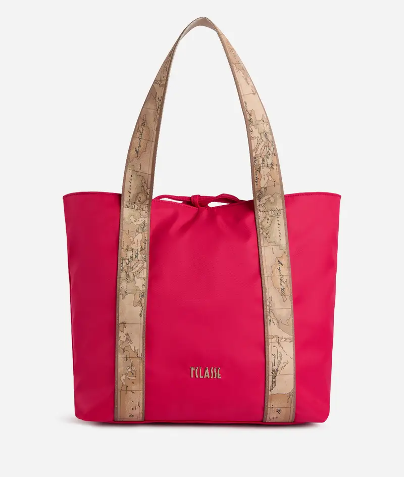 Dual Bag borsa shopping reversibile Fuxia