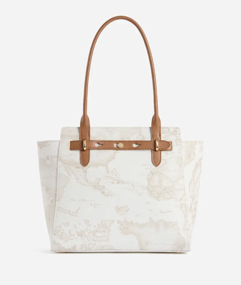 Escape Geo borsa shopping Geo White