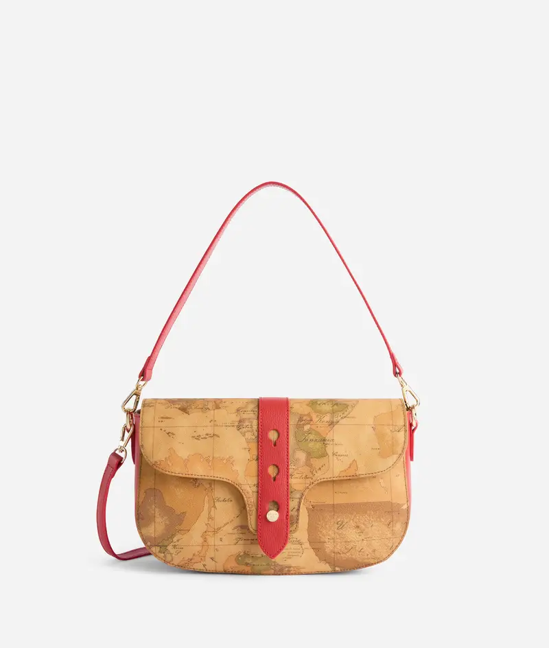 Escape Geo sottospalla doppia portabilità Rosso Papavero