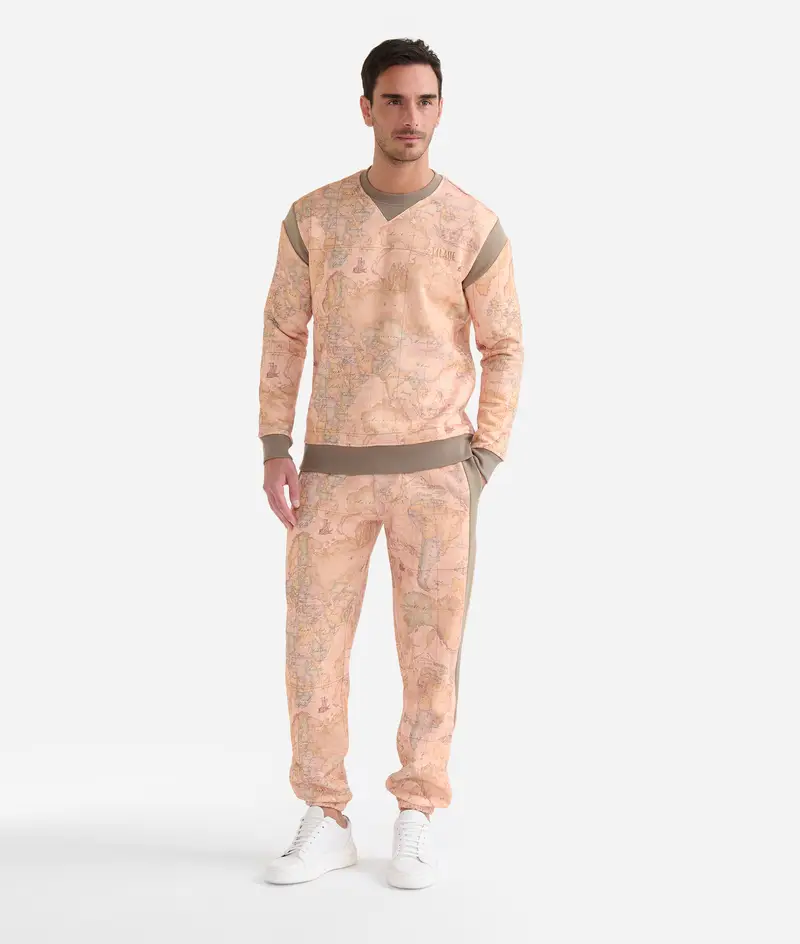 Felpa girocollo Geo Classic