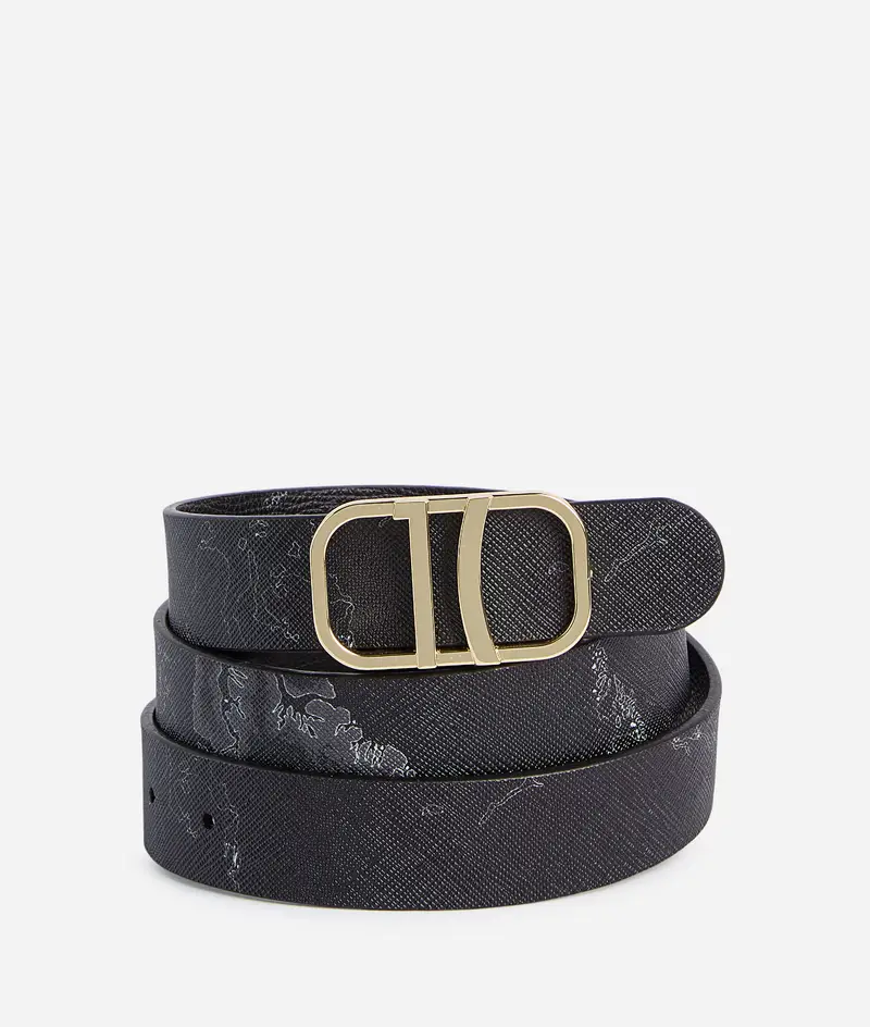 Folk Geo Night cintura reversibile Nera