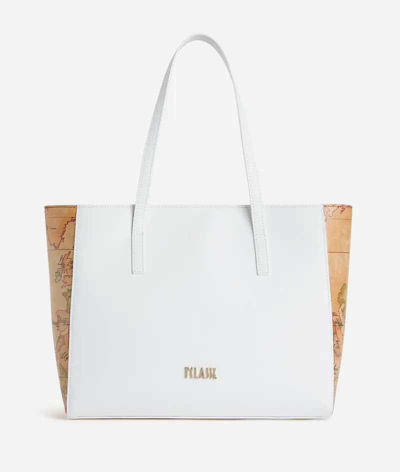 Geo Harmonia borsa shopping Bianca