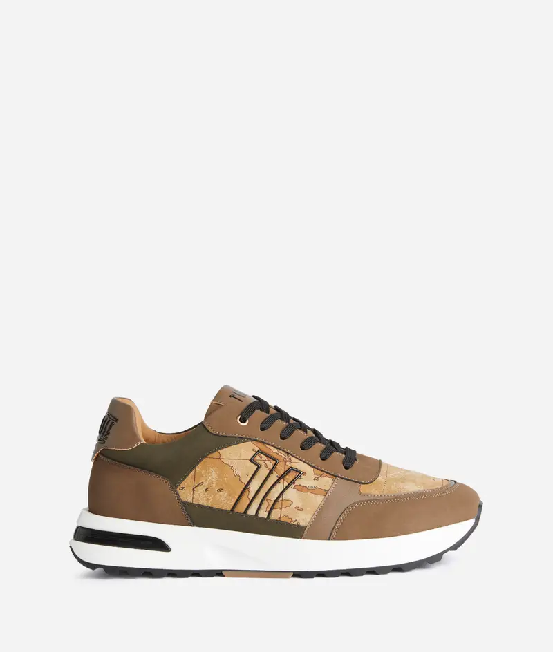 Geo Road Athens sneaker in eco nappa Naturali
