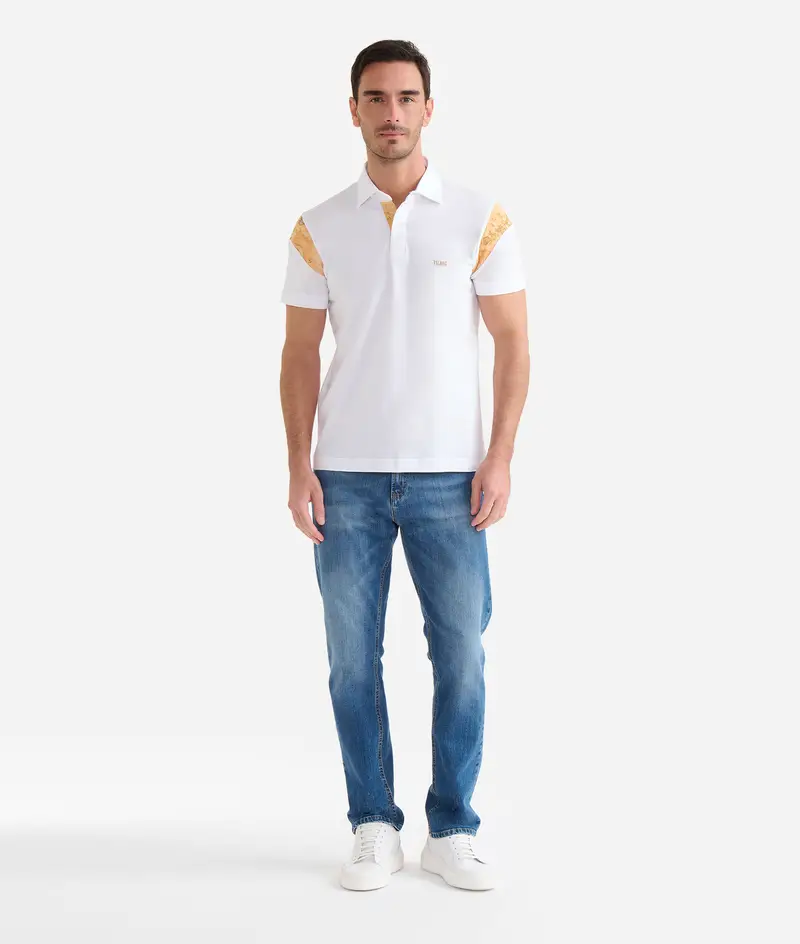 Jeans slim in denim stretch con taschino Geo Classic Denim