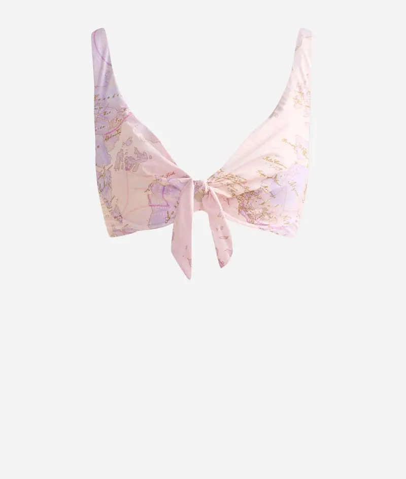 Lilac Spirit triangolo mare con fiocco e ferretto Lilla