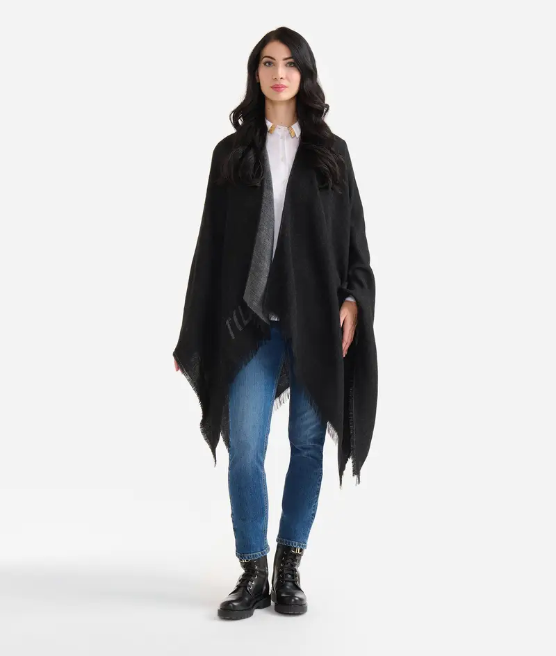 Mantella Geo Filetto in misto modal 150x150 Antracite