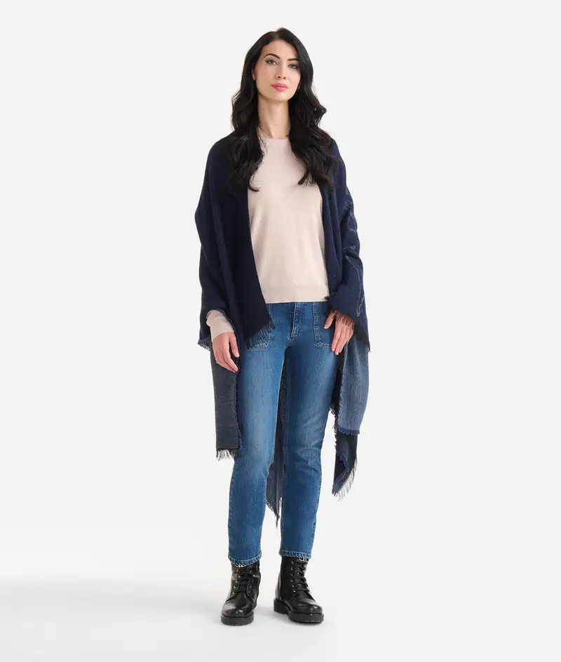 Mantella Geo Filetto in misto modal 150x150 Denim