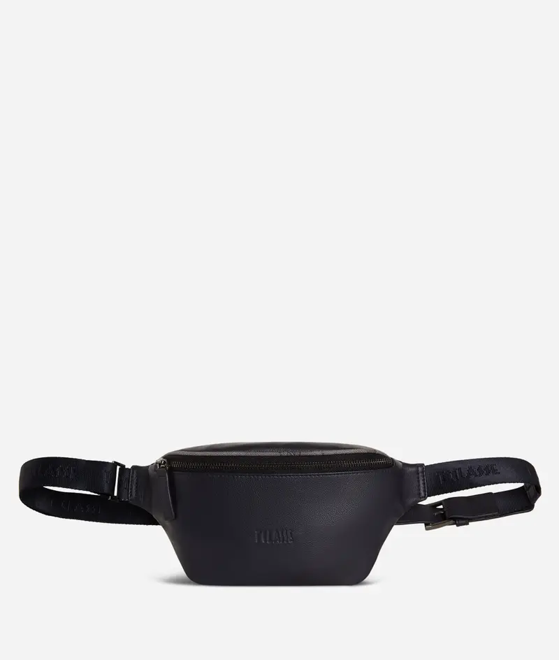 Marsupio in pelle blu