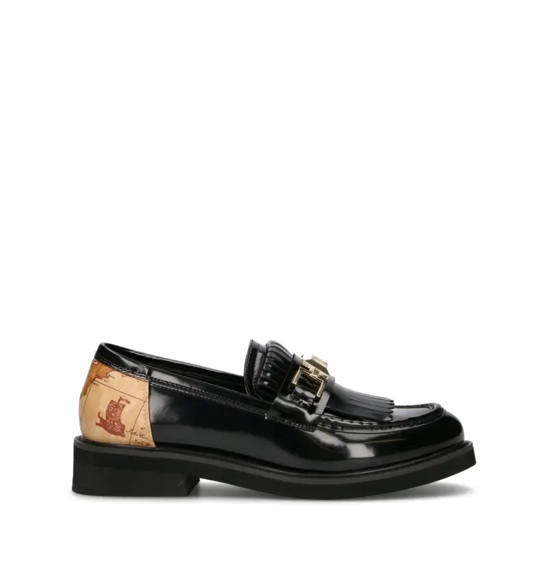 Mocassino donna nero Vario