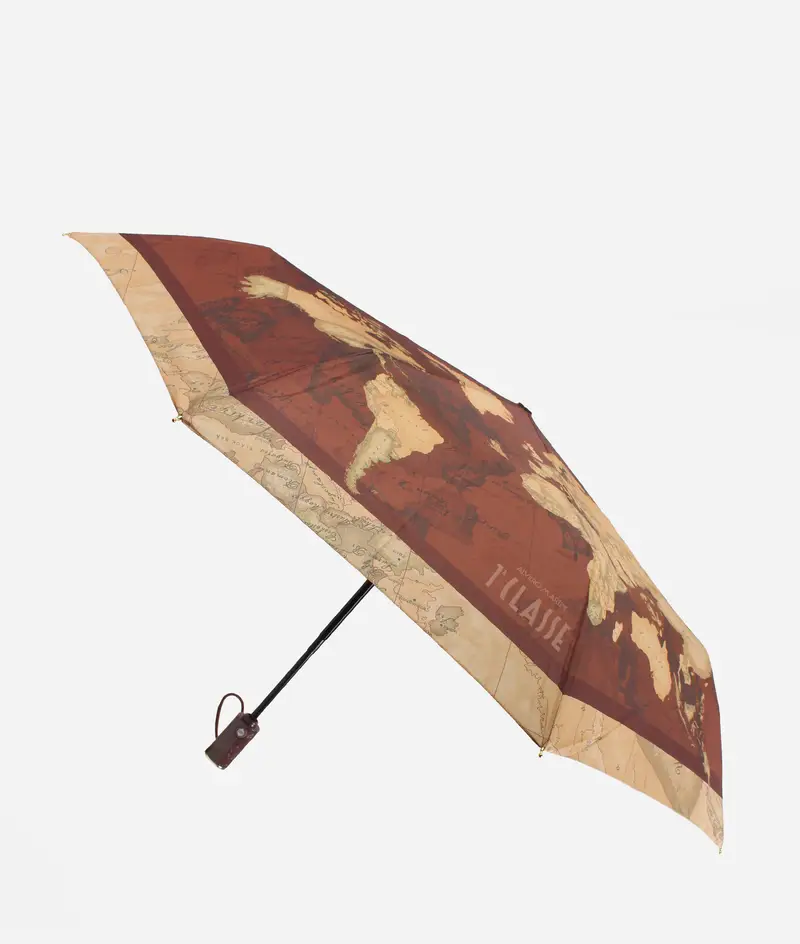 Ombrello mini Geo Bicolor Marrone