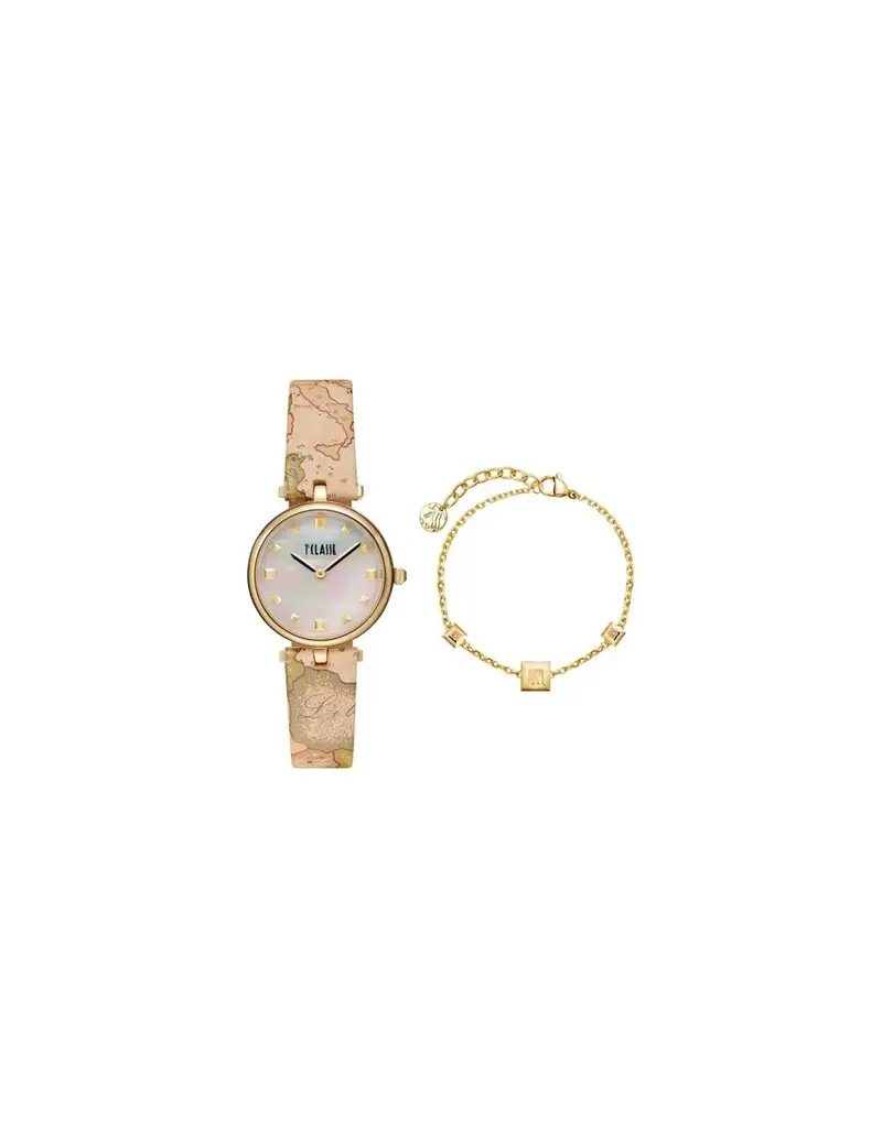Orologio ALVIERO MARTINI 1698555 Nacre + Bracciale in acciaio dorato