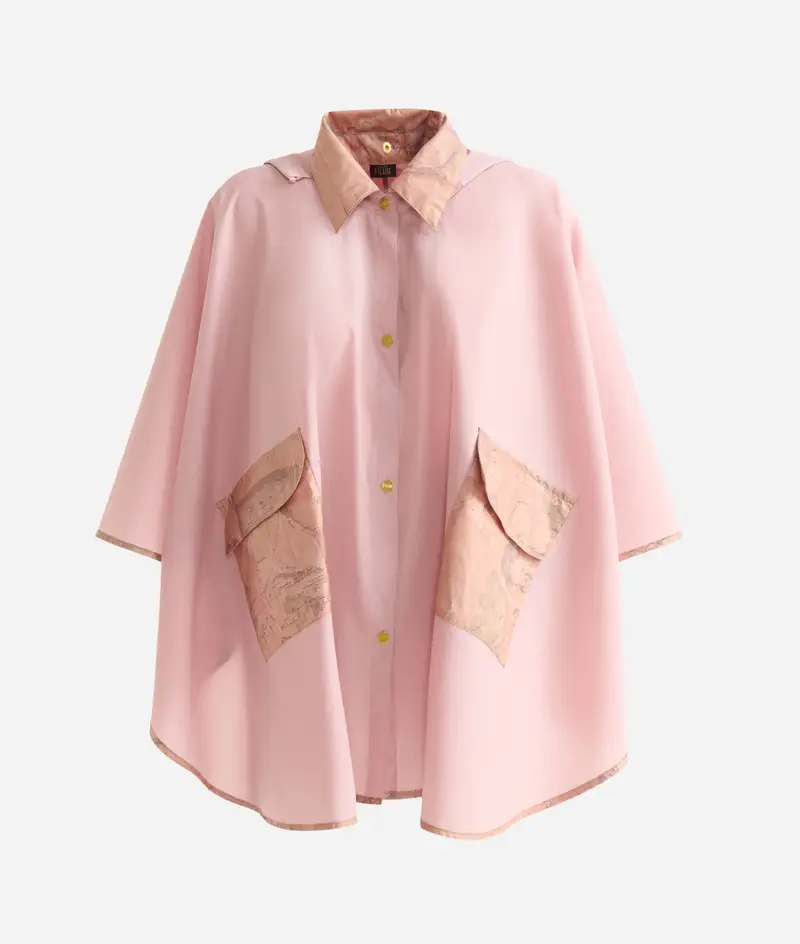 Poncho impermeabile corto Rosa Phard