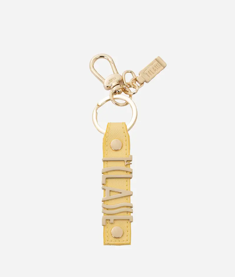 Portachiavi con logo 1ᴬ Classe Giallo Pastello