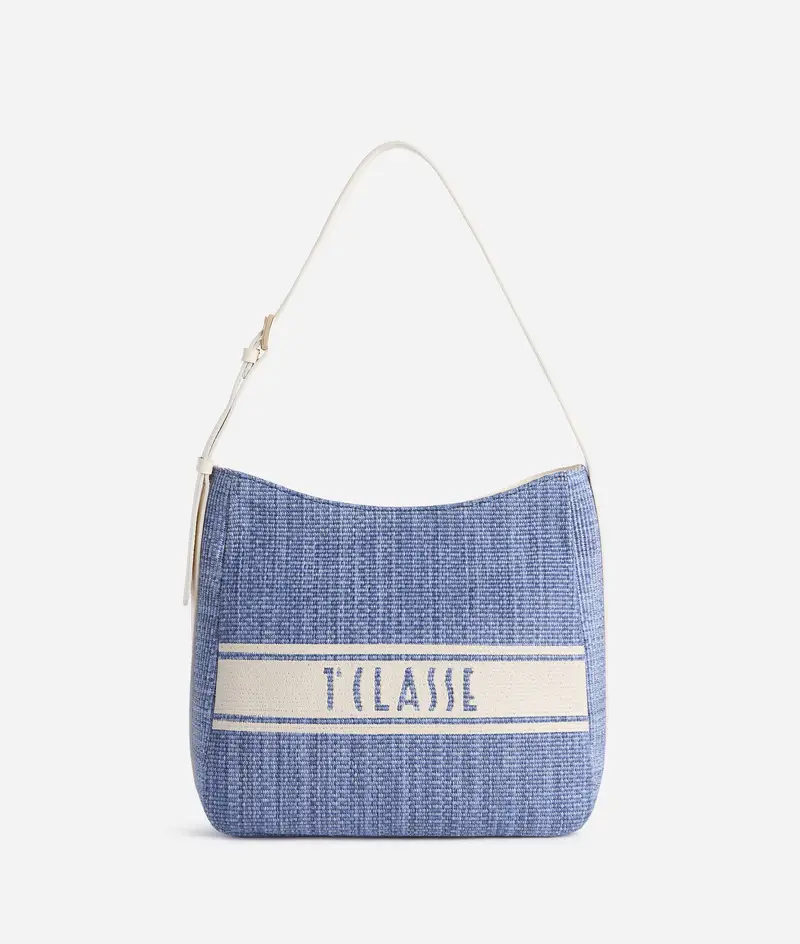 Rafia Coast borsa sottospalla Blu Pacifico