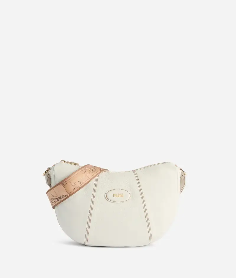 Rodeo Leather tracolla a mezzaluna Avorio