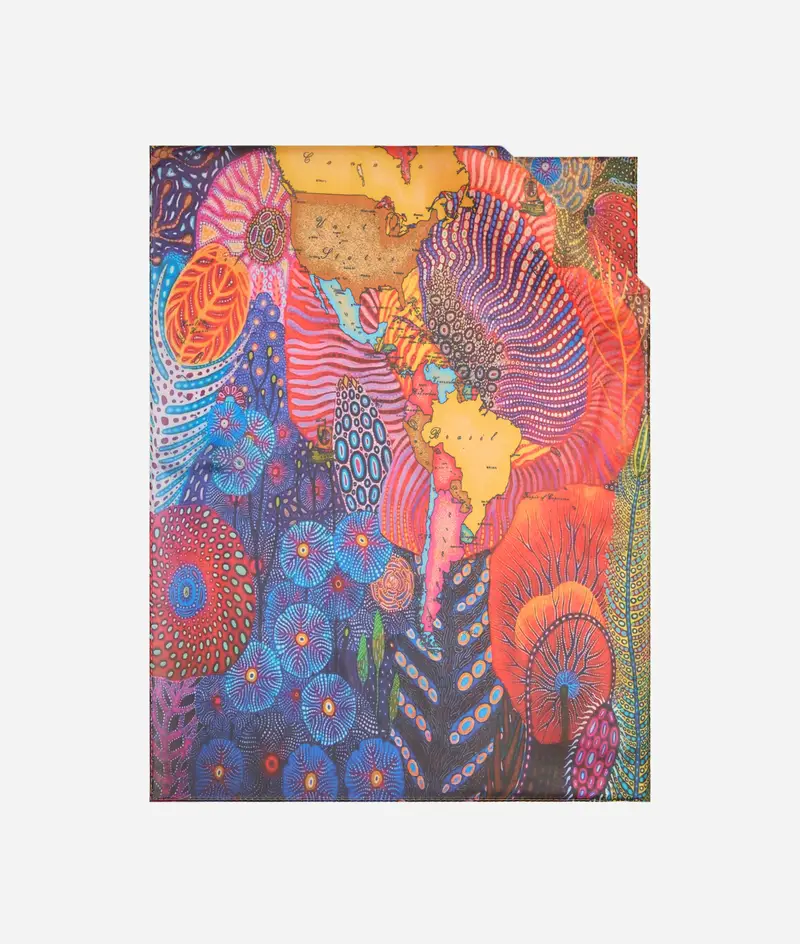 Sciarpa Geo Anemoni 29x150 Multicolor