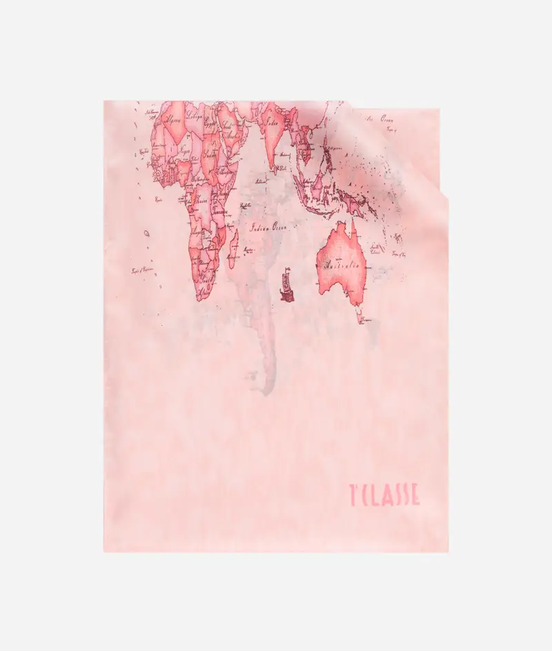 Sciarpa Geo Color 29x150 Rosso Vivace