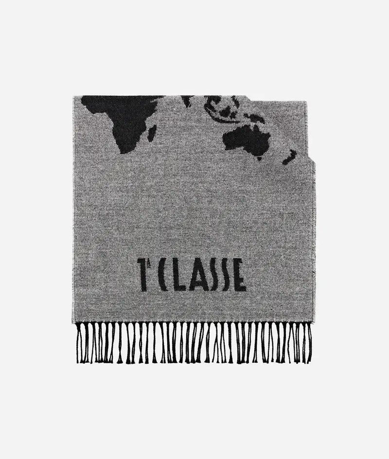 Sciarpa Geo Pieno 40x170 Grigia