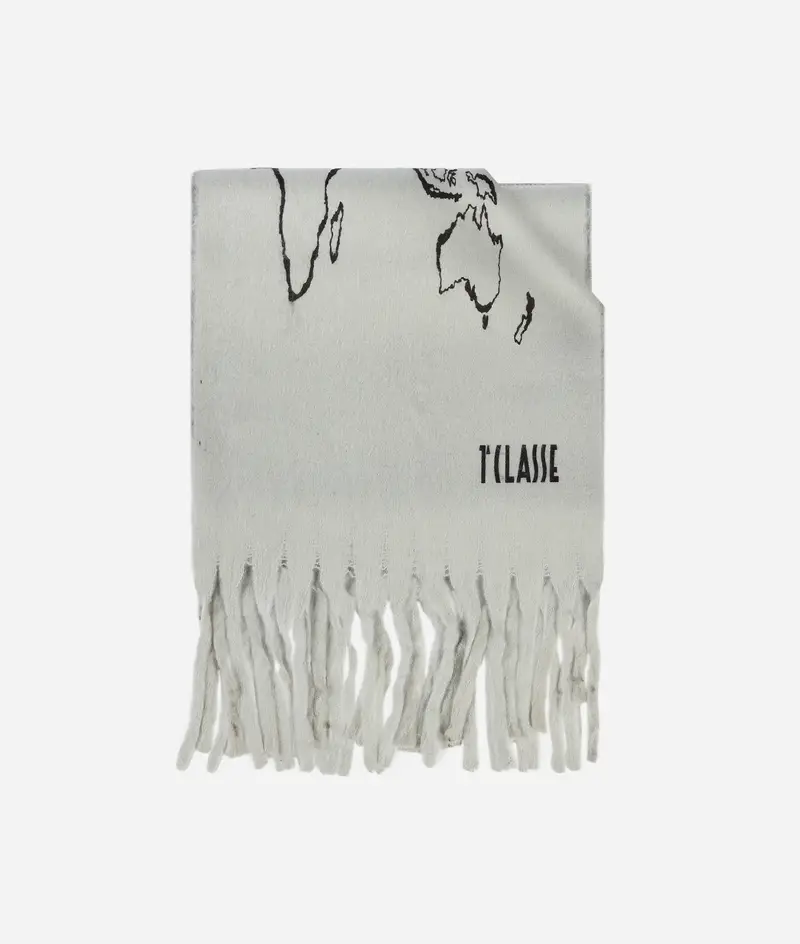 Sciarpa Geo Twins 40x190 Grigia