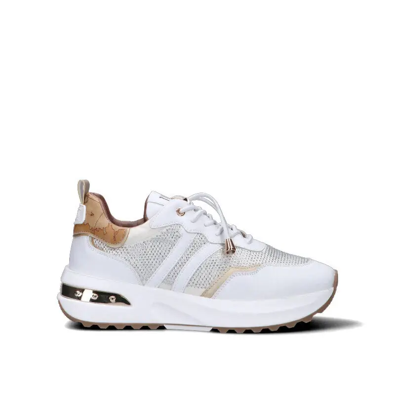 Sneaker donna bianca/beige Vario