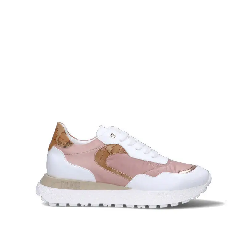 Sneaker donna rosa/bianca/cuoio Vario