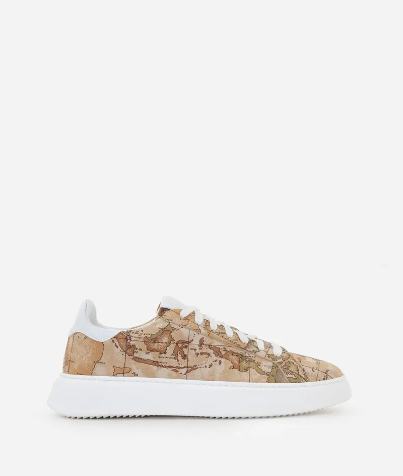 Sneaker in tessuto nabuk Geo Classic
