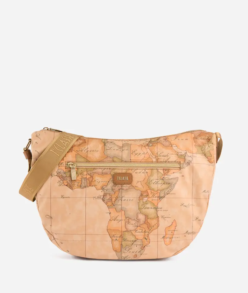 Soft Petals tracolla grande Cuoio