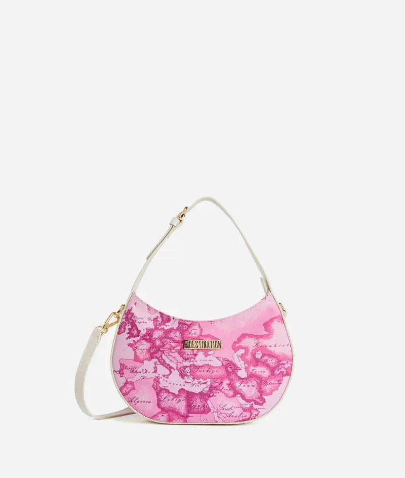 Sottospalla 1ᴬ Classe Destination in canvas Geo Color Rosa Bubble