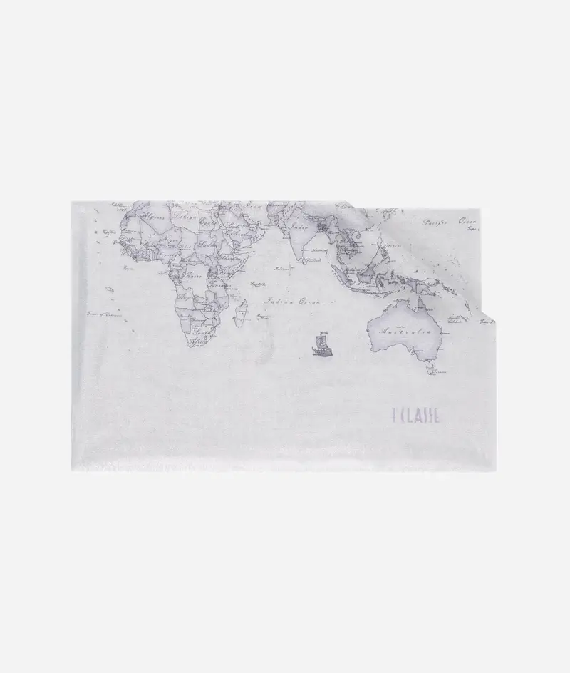 Stola Geo Lurex 77x192 Argento